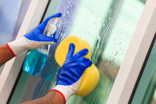 Deep cleaning of kitchen and living areas in N6 home