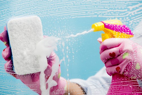 Professional office cleaning service in an N6 workplace