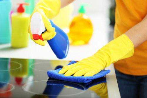 Commercial window cleaning for shopfronts and offices in N6
